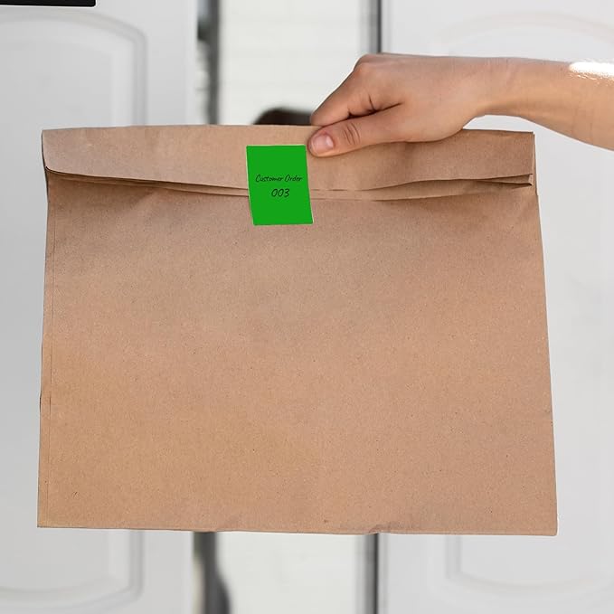 Green Rectangle Stickers 3 x 2 Inch Color Coding Labels Vinyl Roll - Image 7