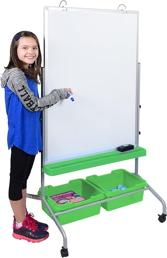 Stand Up Desk Store Mobile Whiteboard and Flipchart Easel - Image 6