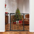 29.5-43.7" Wide Baby Gate for Stairs No Drilling, Press Mounted Pet Gate Indoor by THEYFIRST