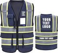 AYKRM Custom Logo Personalised Printed High Visibility Reflective 2 two tone by AYKRM