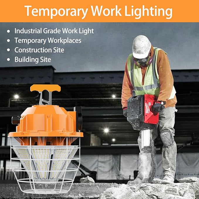150W LED Temporary Work Light 24750Lm 5000K Daylight Bright Construction Lights - Image 6