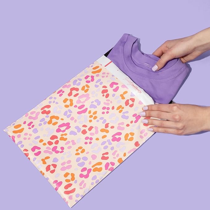 14.5x19 Designer Poly Mailer 100 Pack Heavy Duty Waterproof Self Seal Shipping - Image 9