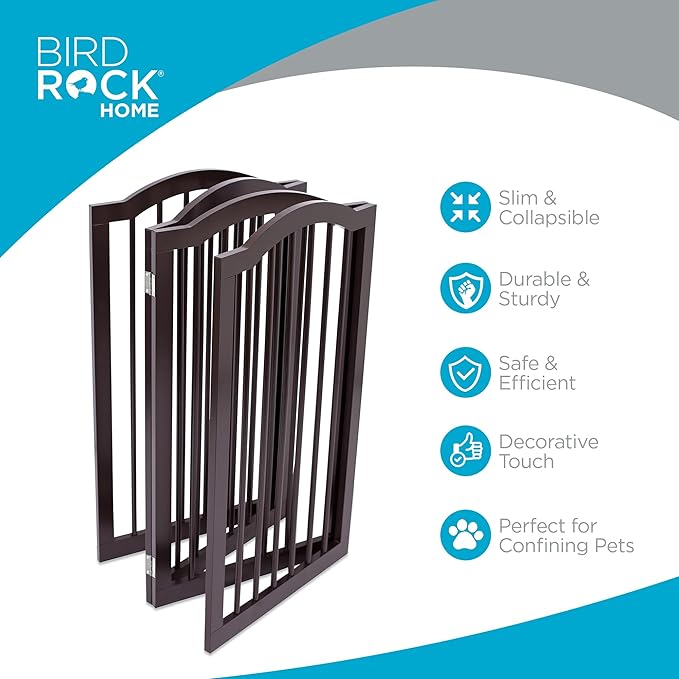 INTERNET'S BEST Arched Top Dog Gate | 4 Panel, and Porch | Portable, Extra Wide - Image 3