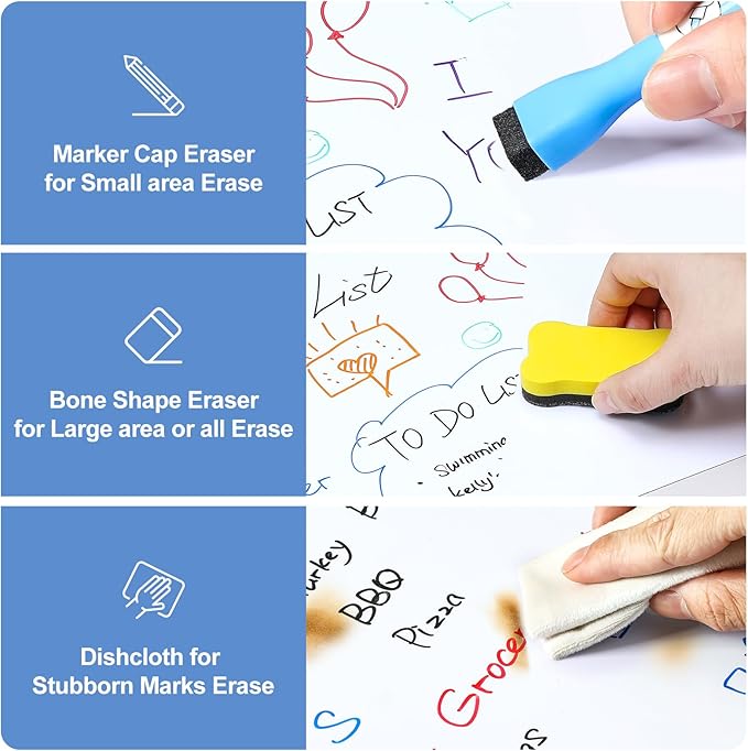 4 PACK Magnetic Dry Erase Board Sheet - Image 4