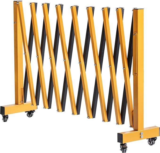 11FT Industrial Expandable Barricade Folding Security Gate by LTSEAME