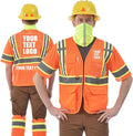 AYKRM Custom Logo Personalised Printed High Visibility Reflective 2 two tone by AYKRM
