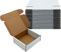 White Shipping Boxes 6x5x2 inch 50 Pack, Corrugated Boxes Mailer Packaging by KIAECHWU