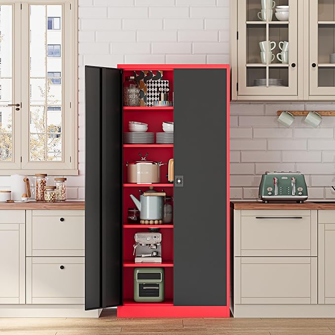 Metal Storage Cabinet-72” Tall Steel File Cabinets - Image 9