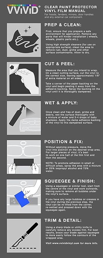 VViViD Clear Gloss Protection Anti-Scratch Film 7mil - Image 8