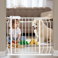 Extra Wide Baby Gate Extra Tall Dog Gate by HOOOEN