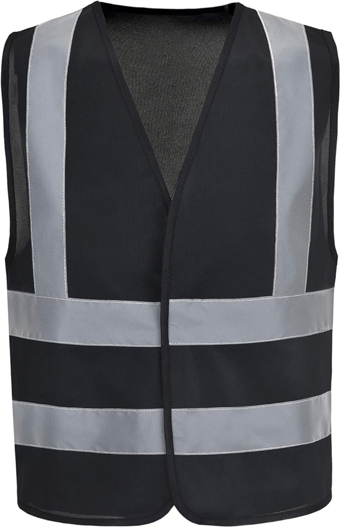 AYKRM 12 colour High visibility viz vest hi vis viz reflective work by AYKRM