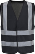 AYKRM 12 colour High visibility viz vest hi vis viz reflective work by AYKRM