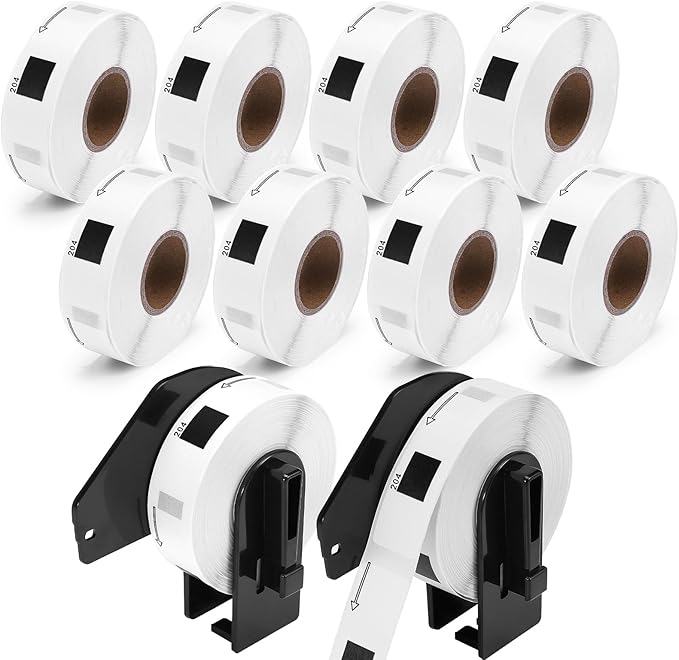 COLORWING Labels Compatible for Brother DK-1204, Use by COLORWING