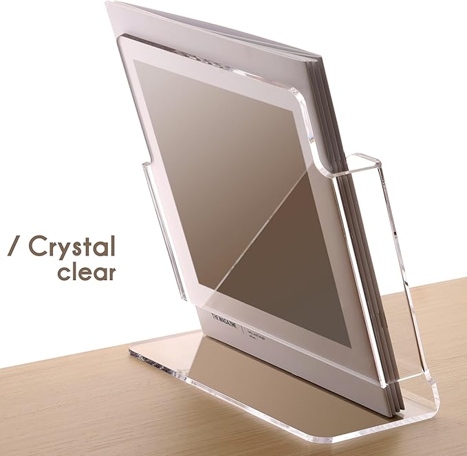 Acrylic Brochure Holder 8.5X11Inch, Magazine Pamphlet, Booklet Holder - Image 8