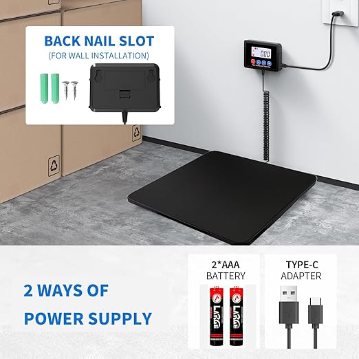 YFL Digital Shipping Postal Scale 440lb/200kg, High-Accuracy Package Scale - Image 6
