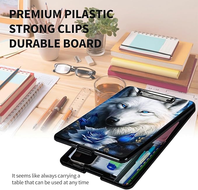 A4 Clipboards, Heavy Duty Waterproof Nursing Plastic Folder Clipboard - Image 6