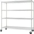 Trinity Basics 4-Tier Adjustable Wire Shelving by TRINITY
