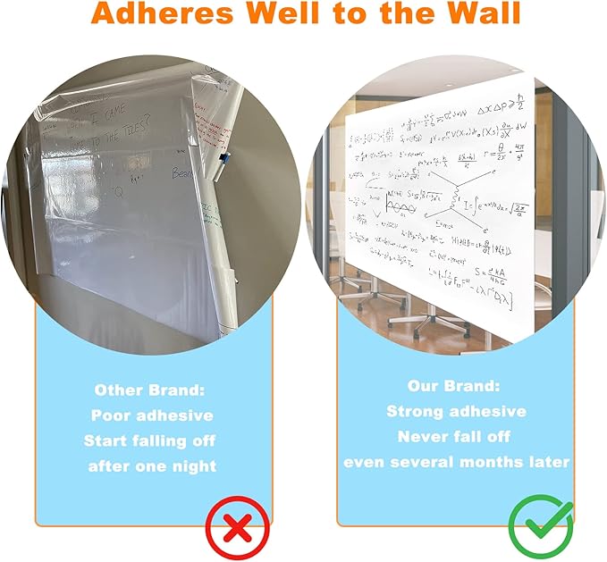 Nortix Dry Erase Wallpaper, Dry Erase Contact Paper Stain-Proof Wall Decal - Image 3