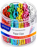 Paper Clips?100PCS Paper Clips Large 2 Inch, Durable & Rust Resistant Colored by LightingMadeSimple