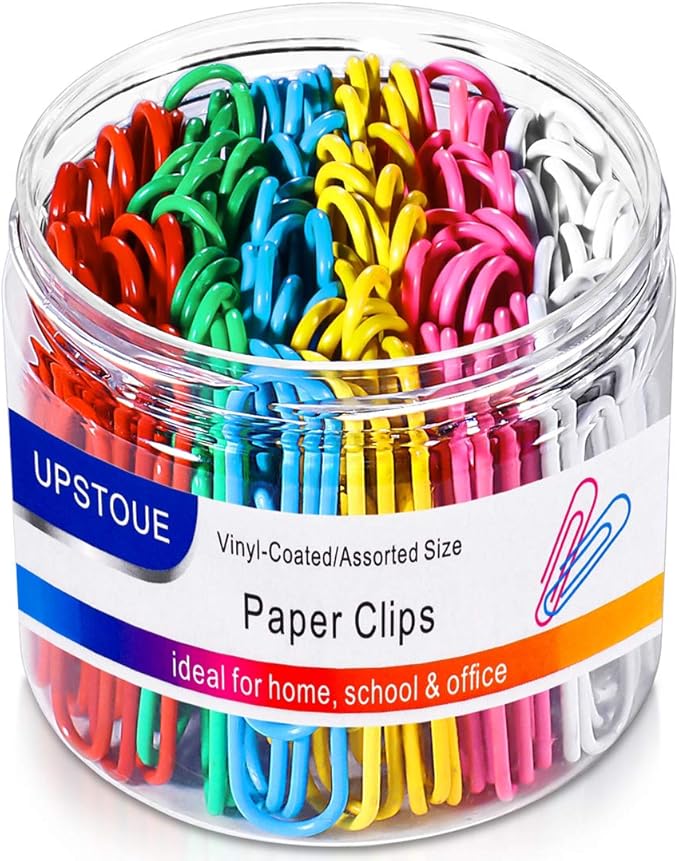 Paper Clips?100PCS Paper Clips Large 2 Inch, Durable & Rust Resistant Colored by LightingMadeSimple