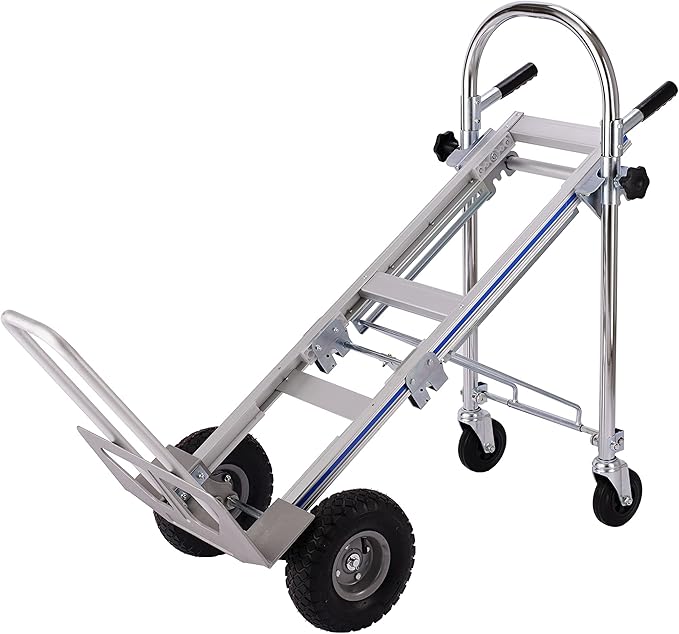 3 in 1 Convertible Hand Truck Dolly, Heavy-Duty Aluminum Hand Truck, 1000 lb - Image 3