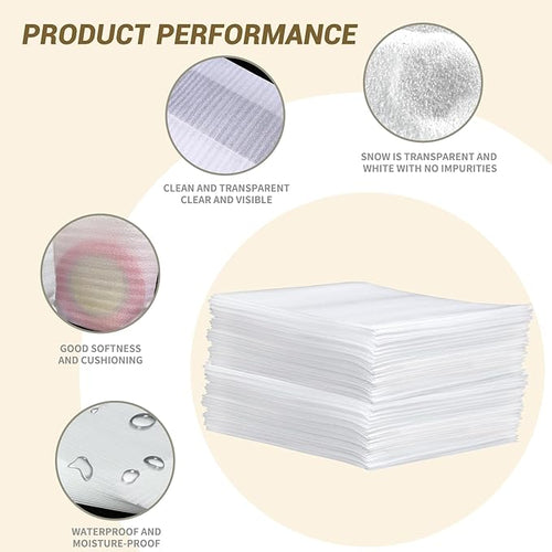 100 Pack 8'' x10'' Cushion Foam Pouches, Moving Supplies - Image 2
