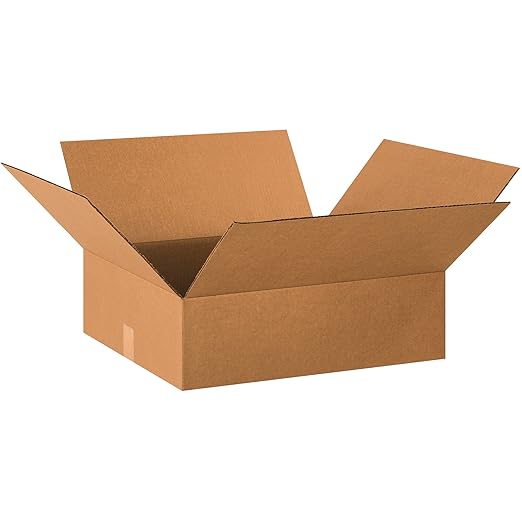 TAPE LOGIC 20x18x4 Flat CorrugatedBoxes, 20L x 18W x 4H, Storage Box by TapeLogic