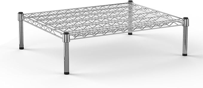 24''W x 30''L x 8''H Chrome Plated Wire Dunnage Rack | Off The Floor Storage by Regal+Altair