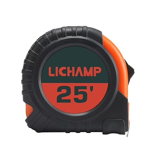LICHAMP Tape Measure 25 ft, 6 Pack Bulk Easy Read Measuring Tape Retractable - Image 3