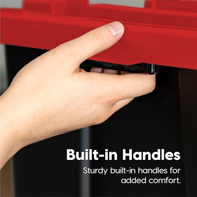 IRIS USA 4-Pack 12 Gallon Storage Bins - Image 7