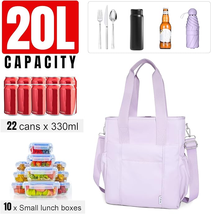 NOL Natural Organic Lifestyle Insulated Lunch Bag - Image 4