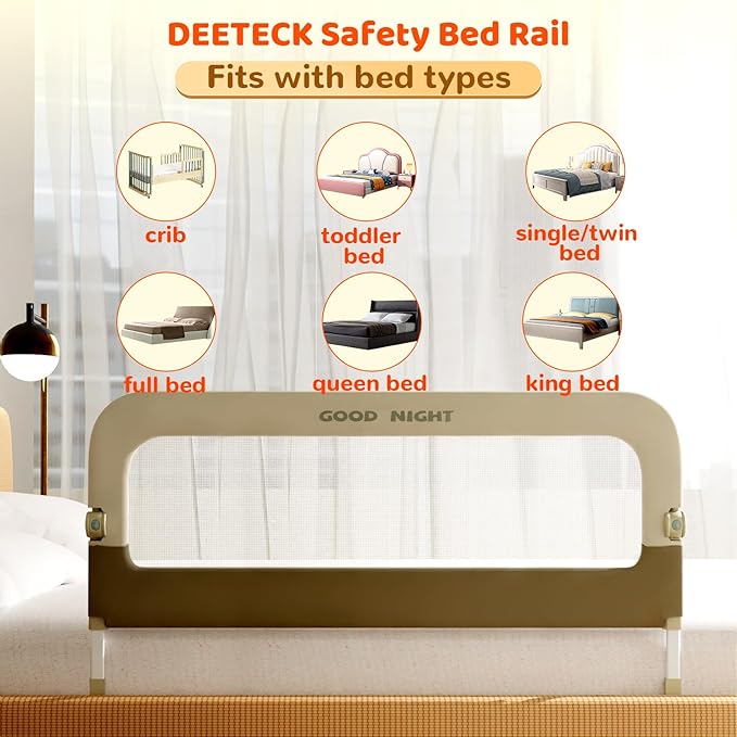 Bed Guard Rail for Toddlers - Image 6