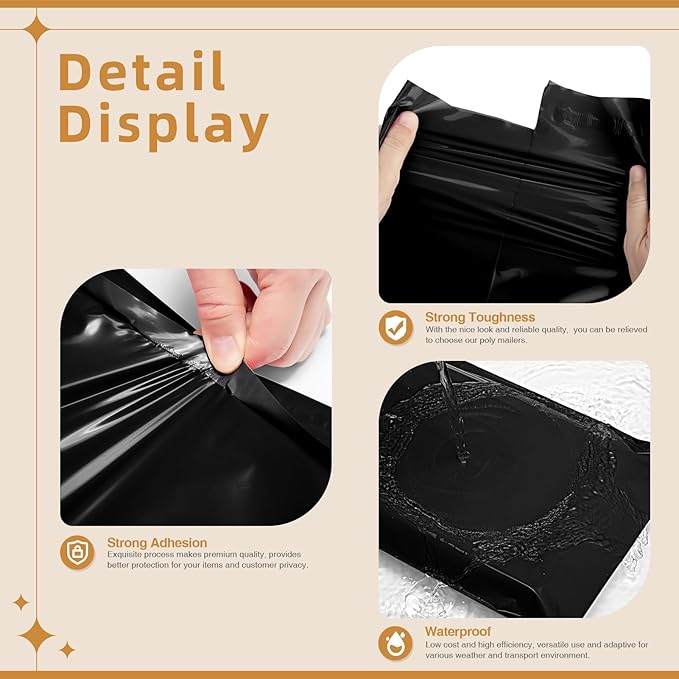 Fuxury Poly Mailers Large 24x36" 25 Pcs, XXL Shipping Bags Bulk - Image 3