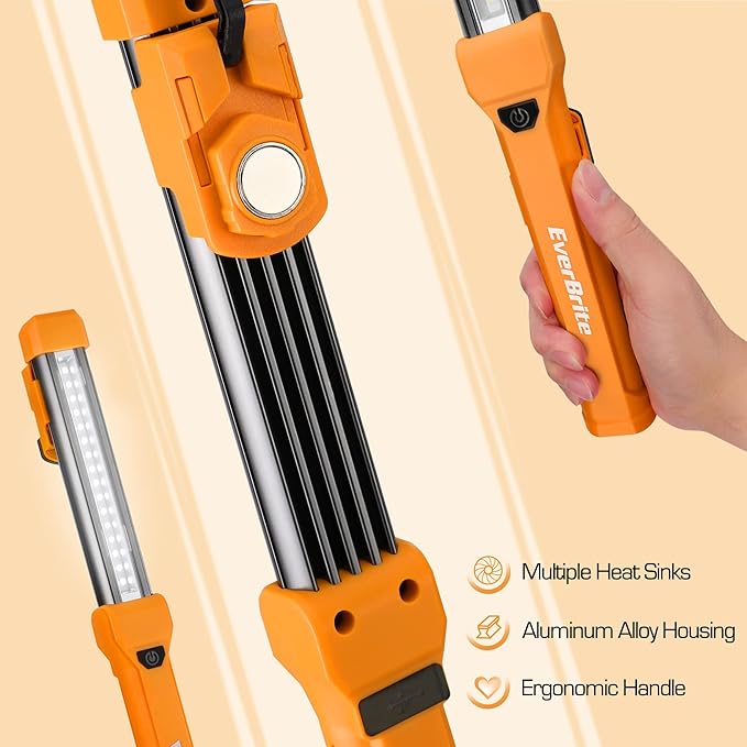EverBrite 1000LM LED Work Light, Rechargeable Work Light - Image 6