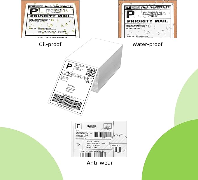4" x 6" Fanfold Direct Thermal Labels - Image 3