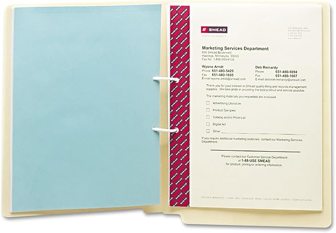 Smead End Tab Fastener File Folder, Shelf-Master® Reinforced Straight-Cut Tab - Image 4