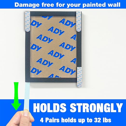 ADY Picture Hanging Strips Heavy Duty 40Pairs，Damage Free Removable Picture - Image 3