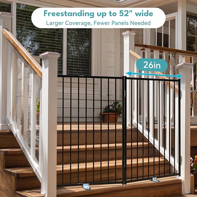 No Pawblems Free Standing Dog Gate - Image 4
