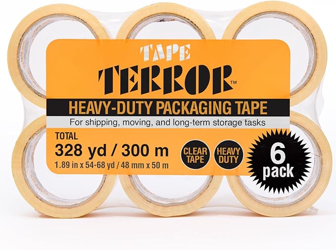 Heavy-Duty Clear Packing Tape by TapeTerror