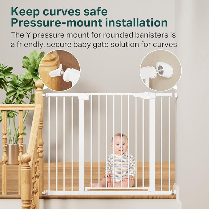 Cumbor 36" Extra Tall Baby Gate - Image 7