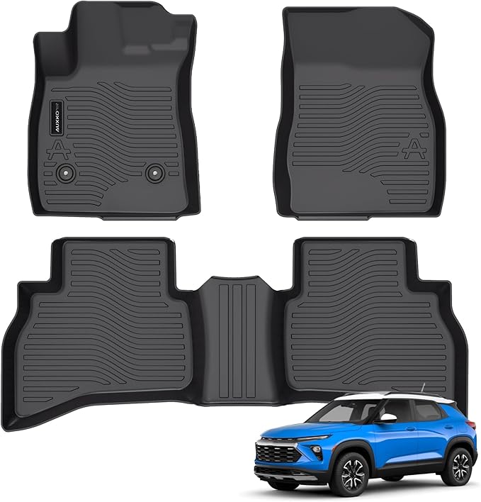 All Weather Floor Mats Fit for Chevrolet Chevy Trailblazer AWD 2021-2025 2026 by AUXKO