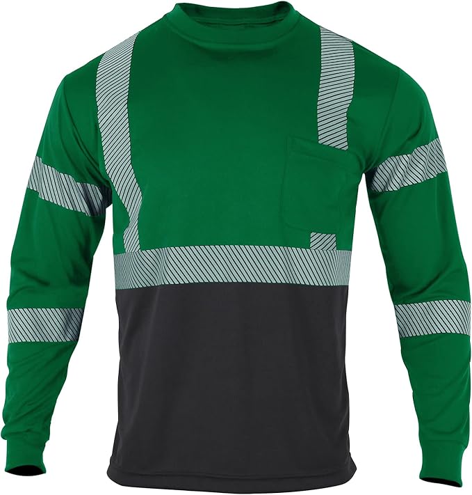 FONIRRA Safety Shirts for Men High Visibility Reflective ANSI Class 2 Hi Vis by FONIRRA_PrepareToBeenSeen