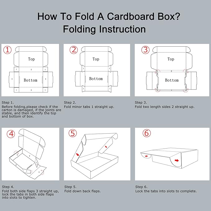 RLAVBL 10x7x3 Inches Shipping Boxes Set of 25, Mailer Boxes - Image 6