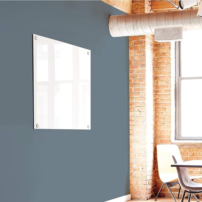 Quartet Dry Erase Board, Magnetic Whiteboard 48" x 48", Glass Board - Image 2