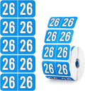 500 Pcs 2026 Year Stickers, Waterproof File Folder Labels, Self-Adhesive by Unknown