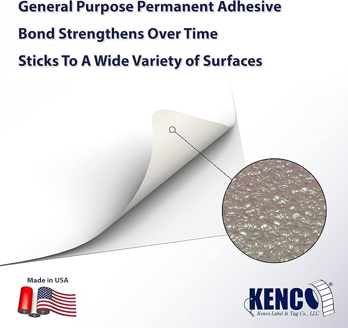 Kenco Color Coding 3 X 5 Rectangle Labels, Inventory Control Stickers 500 - Image 2