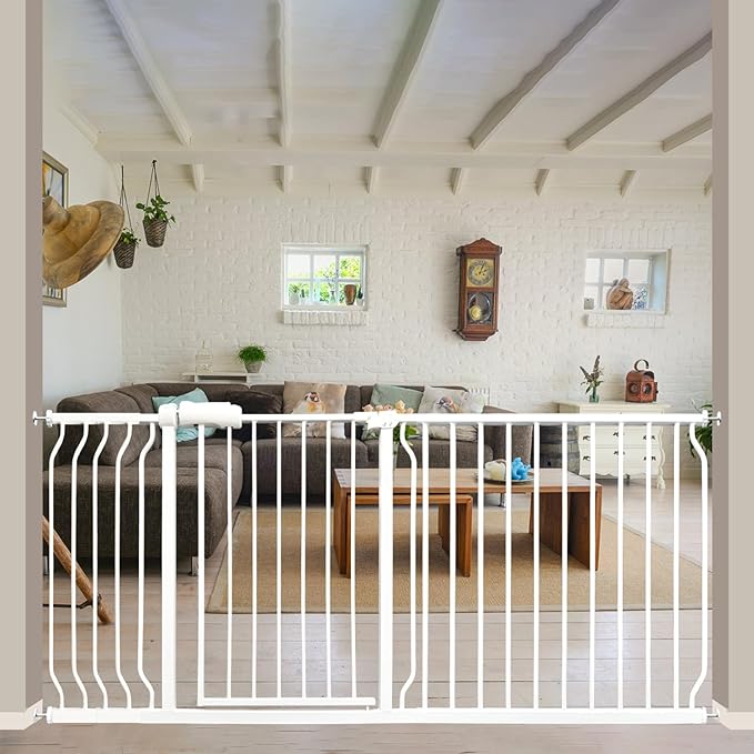 Extra Wide 67-71.5 Inch Baby Gates by SmartDesignBigProtection
