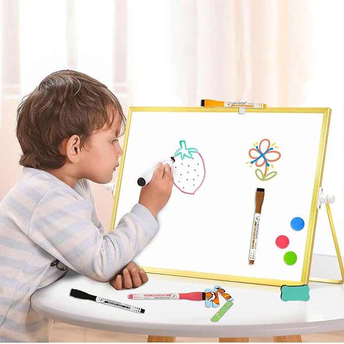 Magnetic Dry Erase White Board, Portable Small Whiteboard Set - Image 5