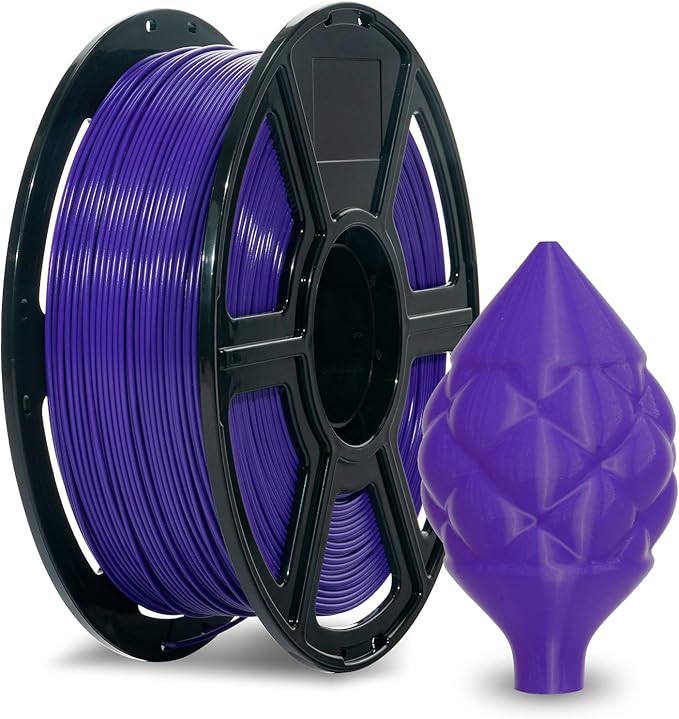 FLASHFORGE ABS Pro Filament 1.75mm Purple, 3D Printer Filament 1kg by FLASHFORGE