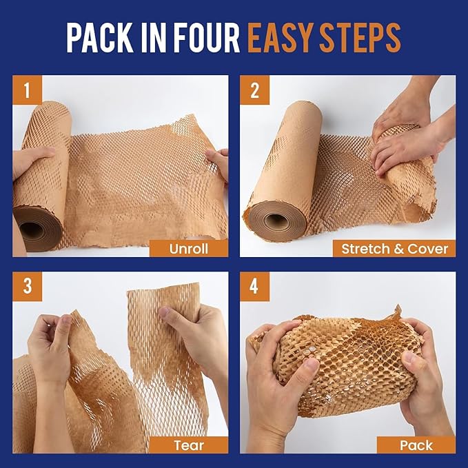 Honeycomb Packing Paper 15" x 500ft - Image 4